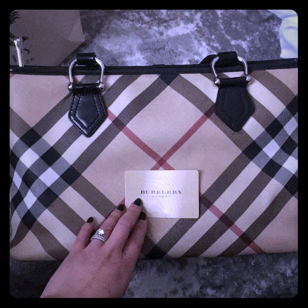 Burberry Check Tote